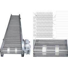 Stainless steel mesh belt conveyor